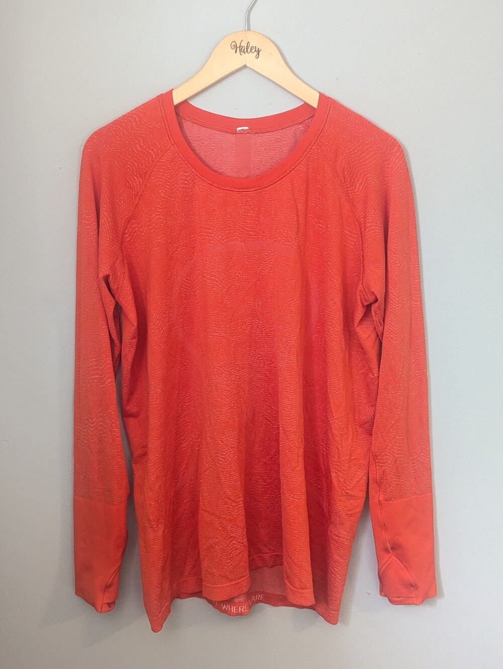Lululemon Women's Long-Sleeve Top - Orange